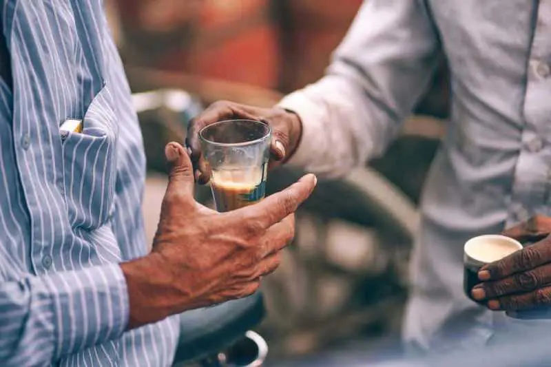 Masala Chai – Hand-brewed spiced tea with fresh ginger, cardamom, cinnamon, and cloves simmere | SPICE ROOM Denver