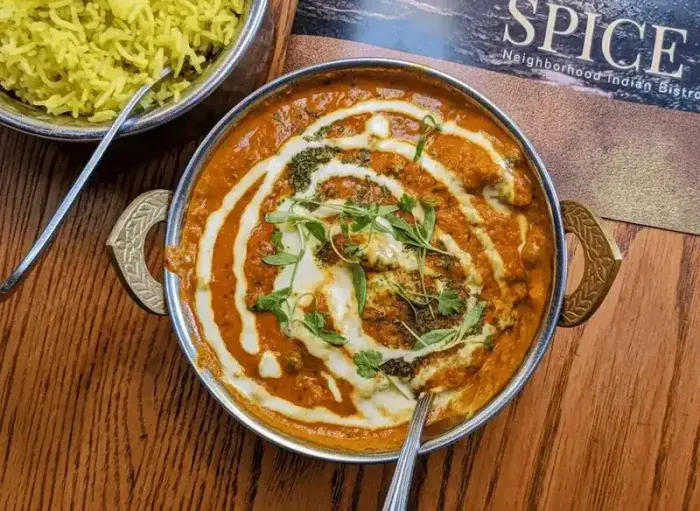 Kid-friendly Indian dishes including naan and butter chicken