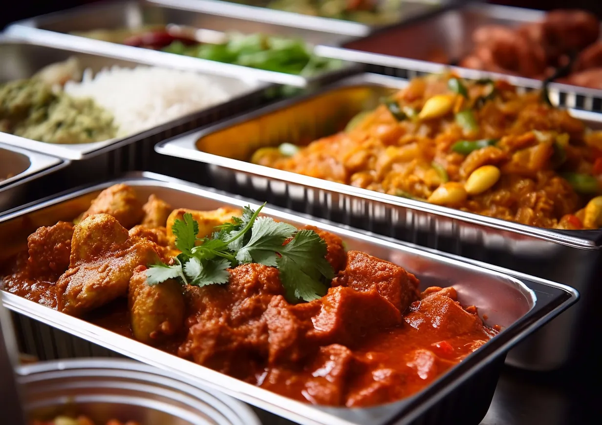 Catering Setup – Indian catering at SPICE ROOM Denver