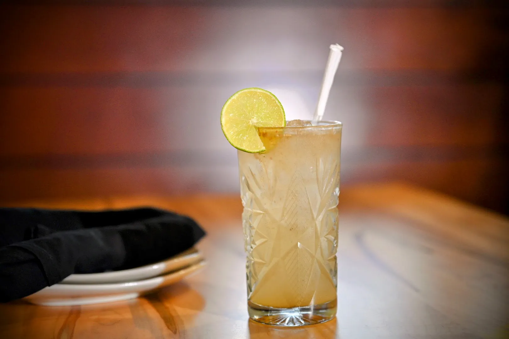 Fresh Lime Soda – Sparkling soda with fresh lime & mint | SPICE ROOM Denver happy hour