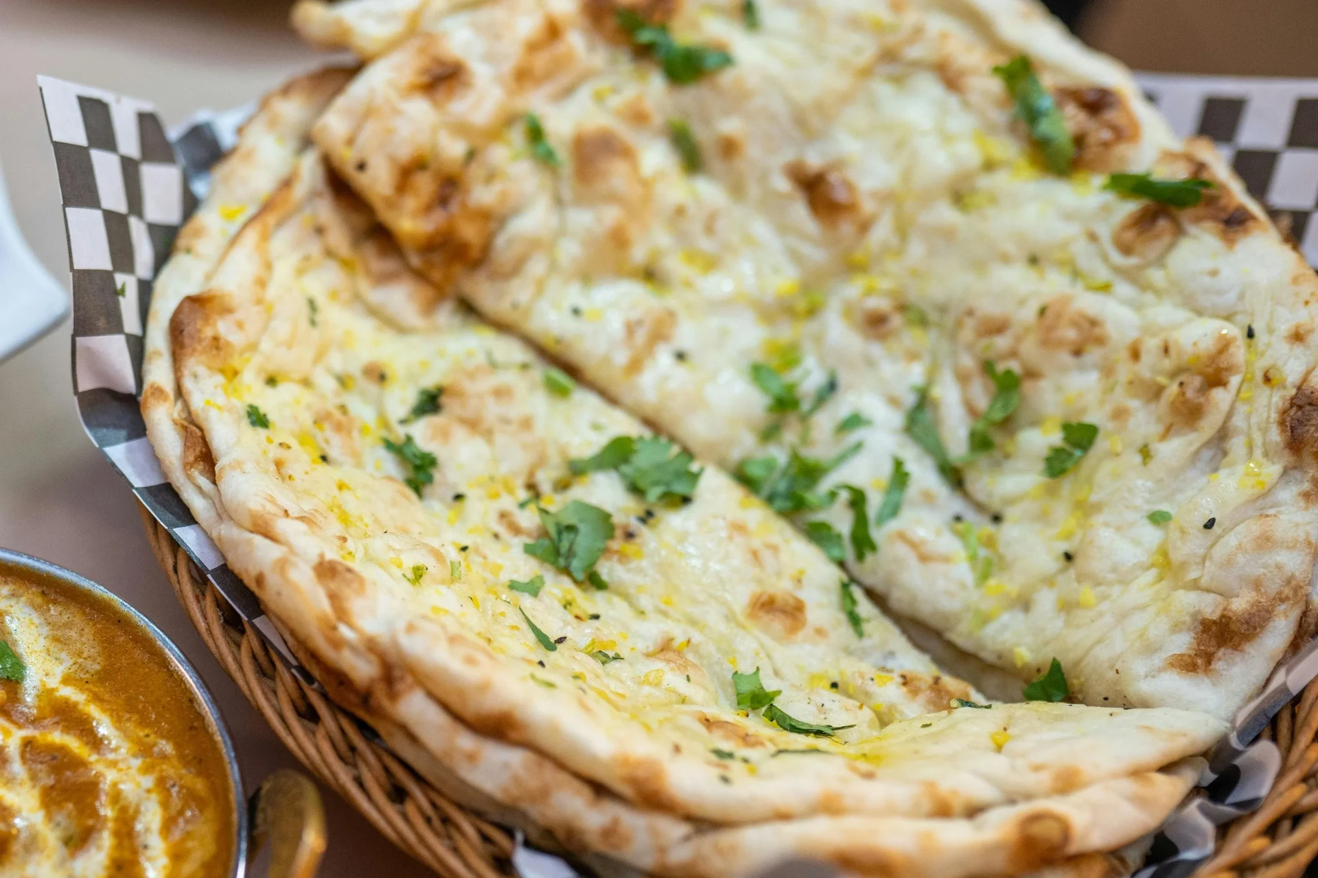 Homemade Garlic Naan