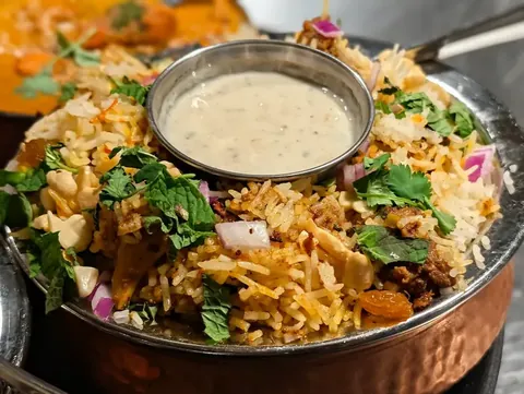 Lamb Biryani – popular dish at SPICE ROOM Denver