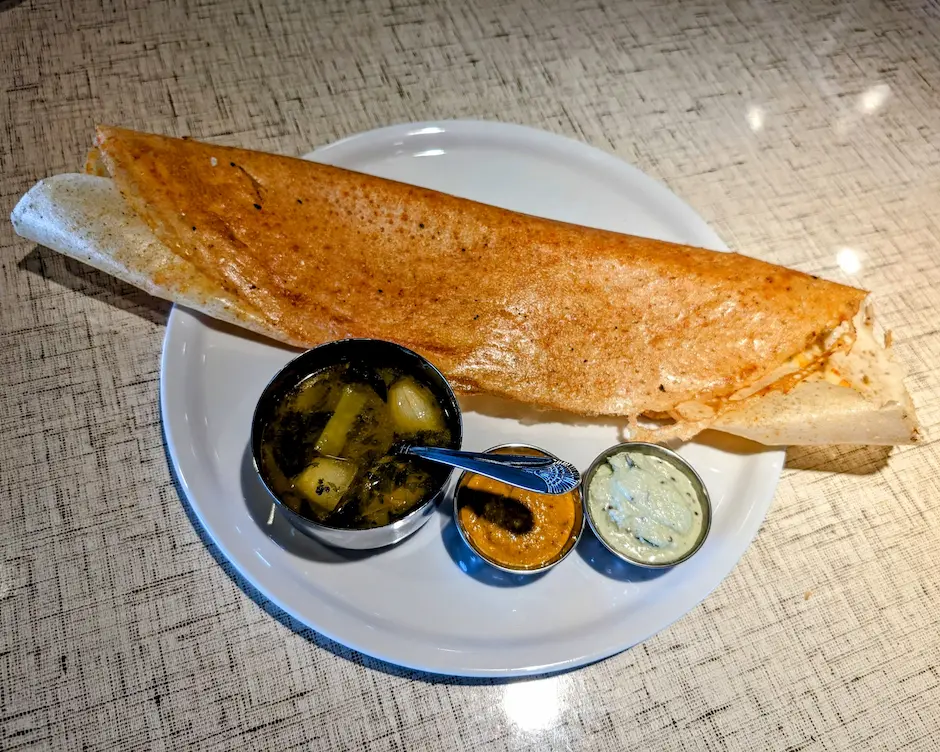 Masala Dosa – authentic Indian street food at SPICE ROOM Denver