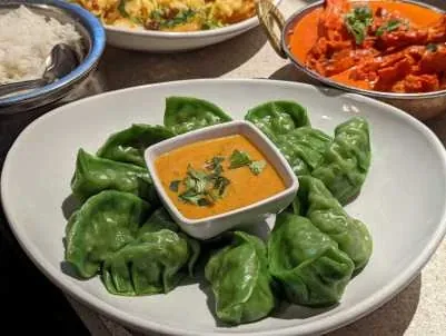 Pan-Fried Momos - authentic Himalayan dumplings at SPICE ROOM Denver