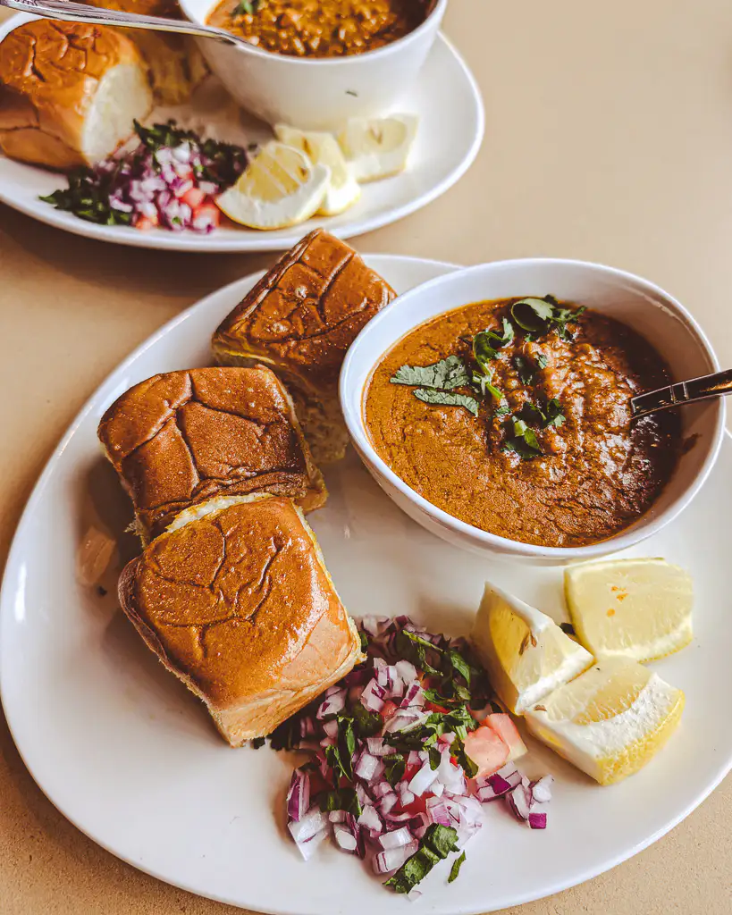 Pav Bhaji – authentic Indian street food at SPICE ROOM Denver