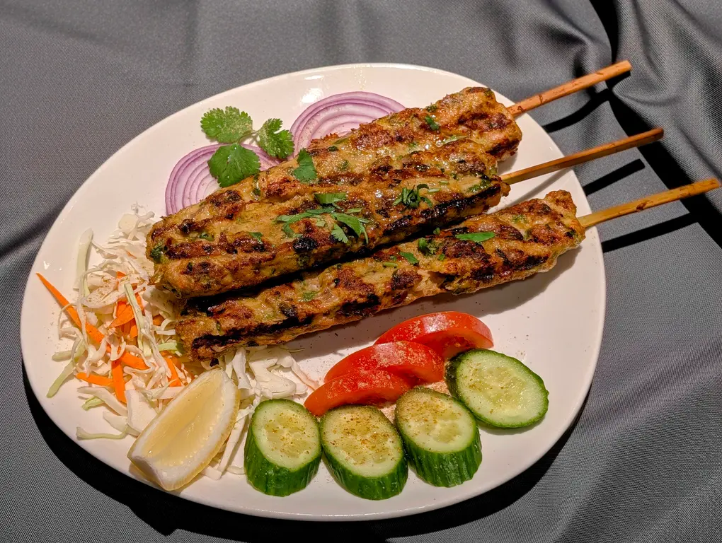 Seekh Kebab Platter – authentic Indian tandoori at SPICE ROOM Denver