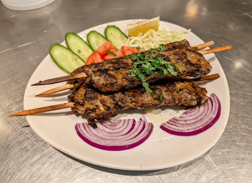Seekh Kebab – authentic Indian tandoori at SPICE ROOM Denver