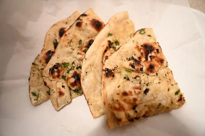 Garlic Naan at SPICE ROOM Denver