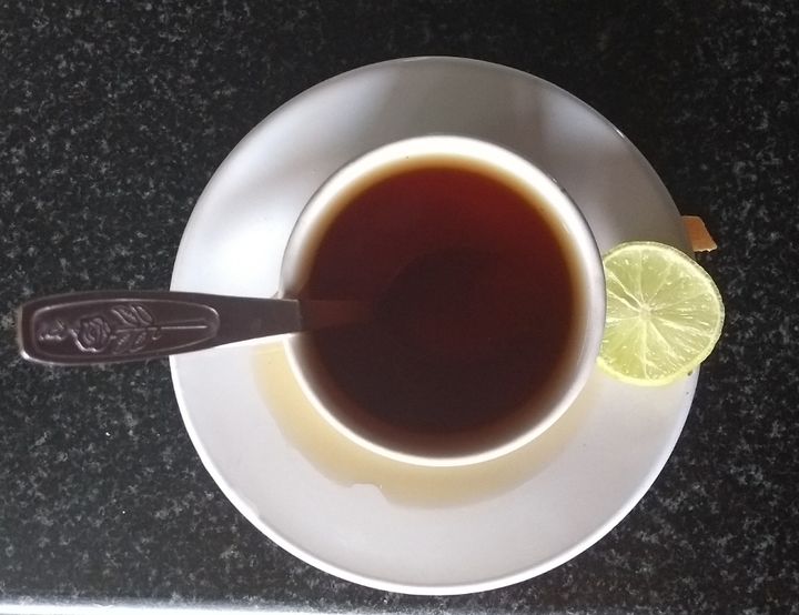 Indian Lemon Tea — Black tea infused with fresh lemon, ginger, and a pinch of s