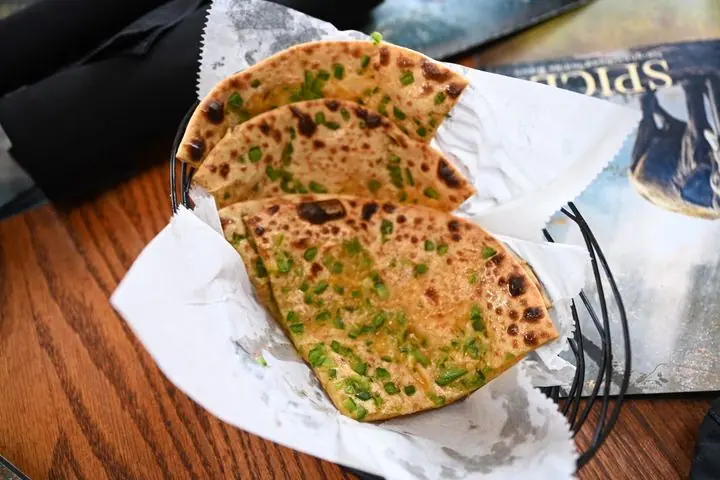 Jalapeño & Cheese Roti (Whole Wheat) at SPICE ROOM Denver