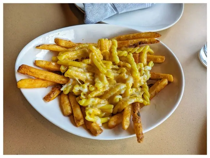 Kid's Mac N' Cheese Smothered French Fries at SPICE ROOM Denver