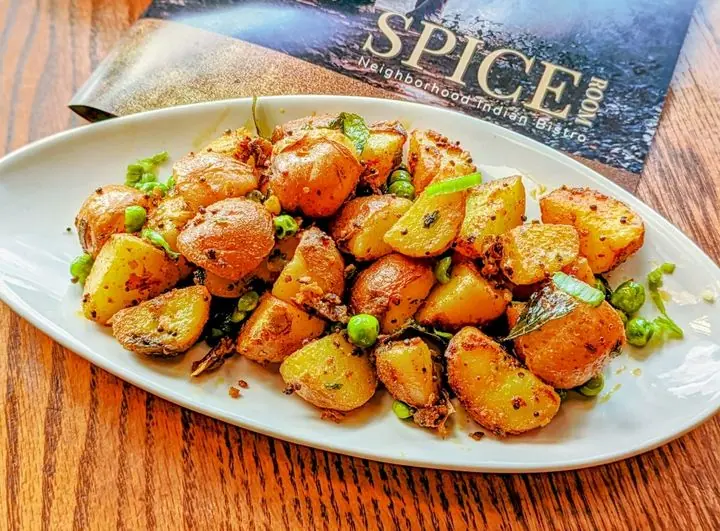 Potato & Green Peas Salad at SPICE ROOM Denver
