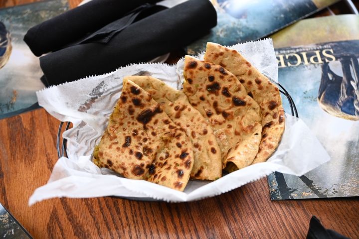 Potato Paratha (Whole Wheat) at SPICE ROOM Denver