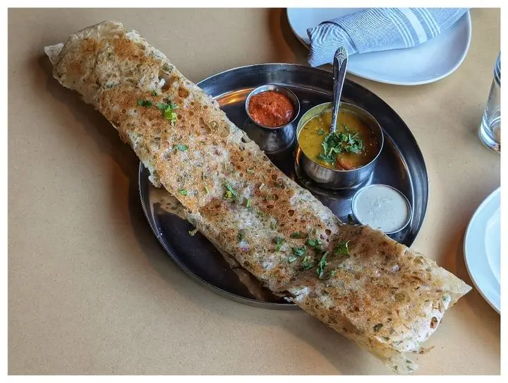 Rava Masala Dosa at SPICE ROOM Denver
