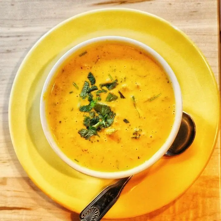 Vegetable Coconut Soup at SPICE ROOM Denver